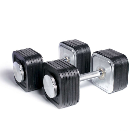 Quick-Lock Adjustable Dumbbell Set 68 KG ( 2 x 34 KG Dumbbell  Including Rack)