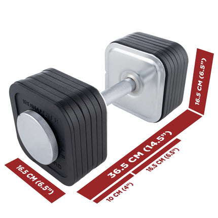 Ironmaster Quick-Lock Adjustable Dumbbell Set 1 x 34 kg