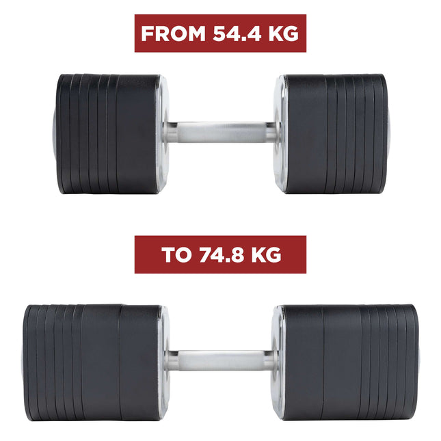 Quick-Lock Dumbbell Add-On Kit - 54.4  - 74.8 kg (165lbs)  Accessories for Quick-Lock Adjustable Dumbbell