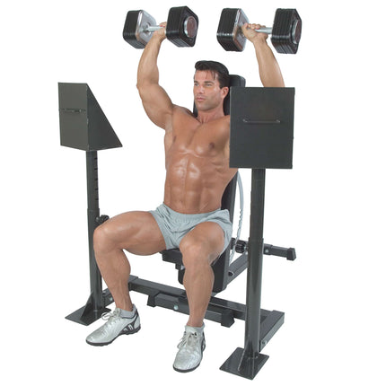 Ironmaster Spotting Stand Base with Dumbbell Saddles