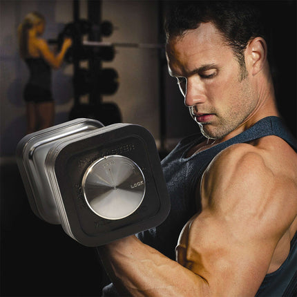Ironmaster Quick-Lock Adjustable Dumbbell Set - 20.4 KG  (1 x 20.4 KG Dumbbell)