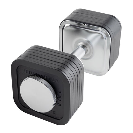Ironmaster Quick-Lock Adjustable Dumbbell Set - 34 KG  (1 x 34 KG Dumbbell)