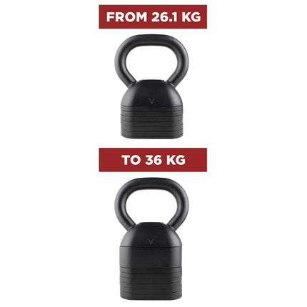 Ironmaster Quick-Lock Adjustable Kettlebell Weight Kit - 36 kg